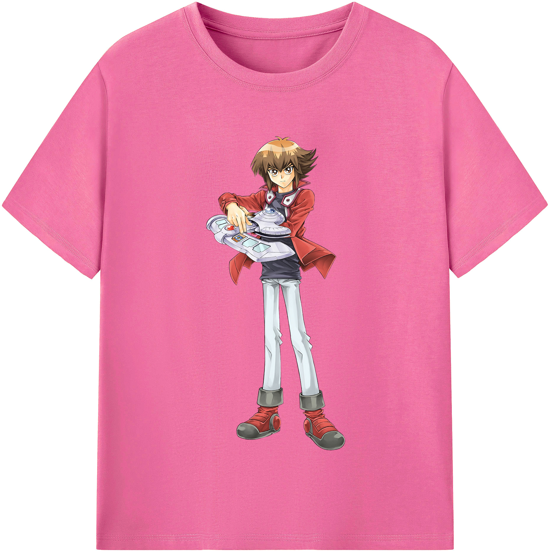 （画像用） 遊☆戯☆王 Yu-Gi-Oh! レディースカジュアルプリントTシャツ（綿100％）